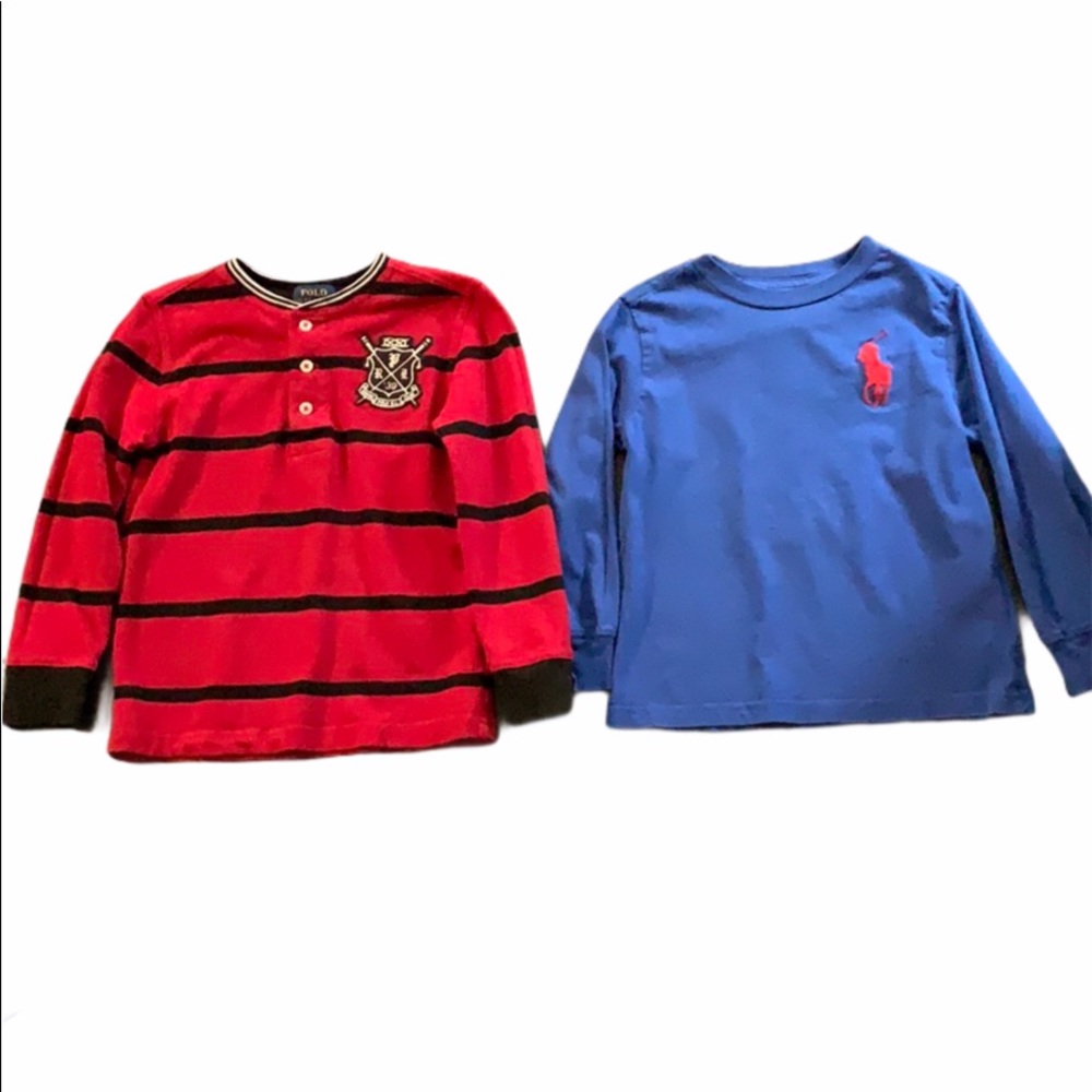 Ralph Lauren 4T Big Pony cotton Tee & Mesh Henley